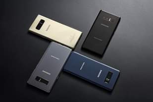 A picture of Samsung note 8