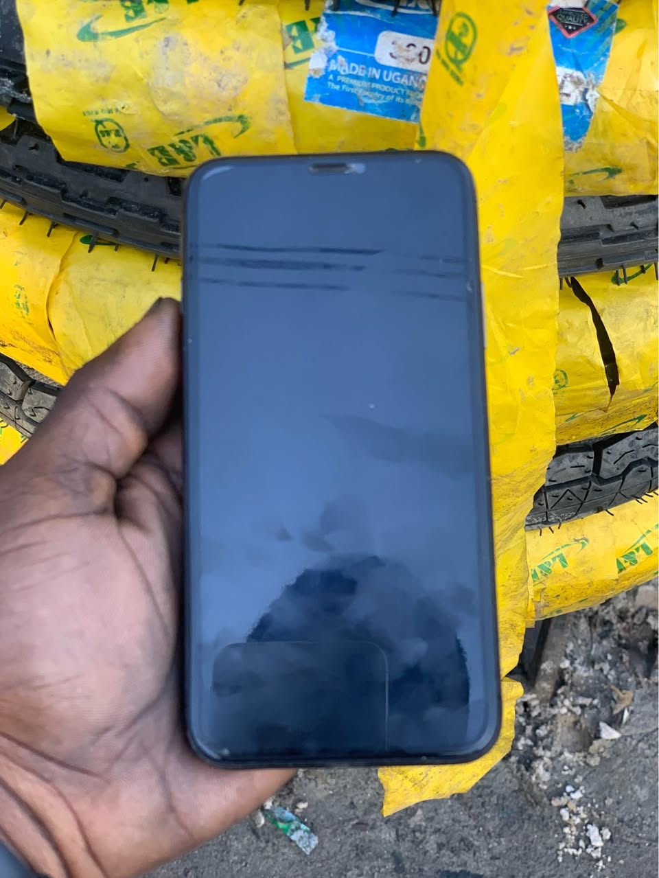 A picture of Iphone x plain