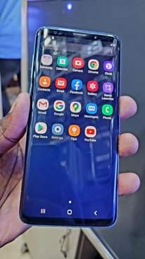 A picture of Samsung galaxy S9 plus