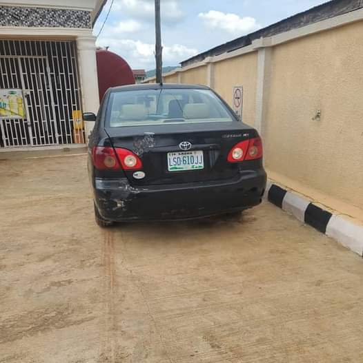 A picture of Toyota corolla