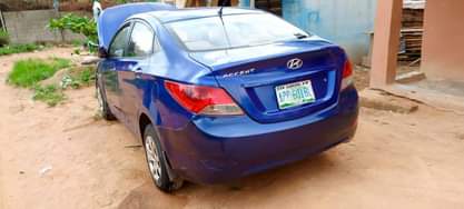 A picture of Manual Drive HYUNDAI ACCENT 2013 Available In a Solid Condition