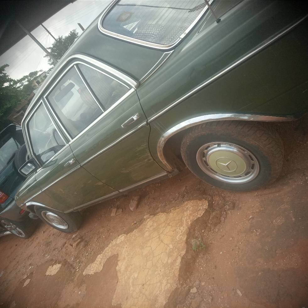 A picture of First body M Benz 123 1984 model vintage car with