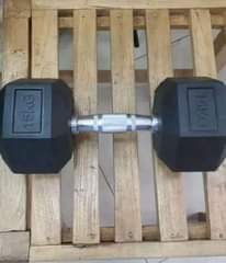 A picture of Dumbbells all KGS