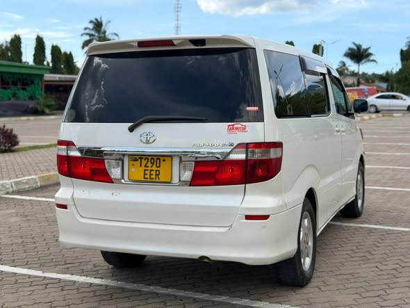 A picture of TOYOTA ALPHARD EER INAUNZWA ML 18 500 000 ENGINE SAFI