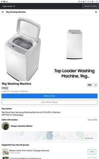 washing machine