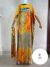 A picture of NEW ARRIVALS ABAYA SILK FREESIZE MARERIAL SILK AD COLLECTION STORE