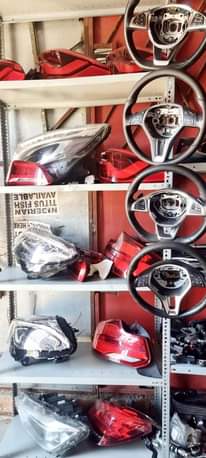 A picture of Mercedes BMW and other spare parts and body parts