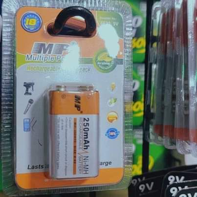 A picture of Rechargeable batteries AA AAA and other types