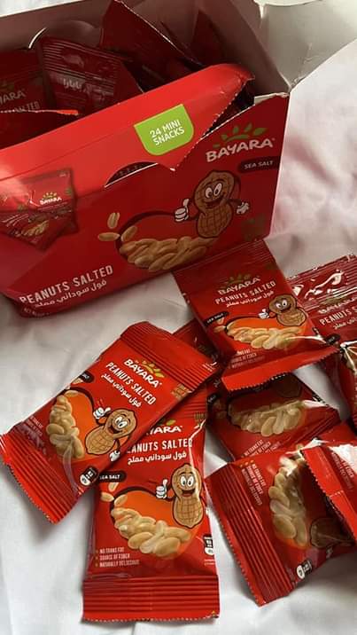 A picture of 24 pc salted peanuts