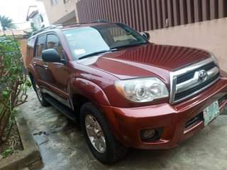 A picture of Neatly used Toyota 4runner 2008 model untempered engine gear ac