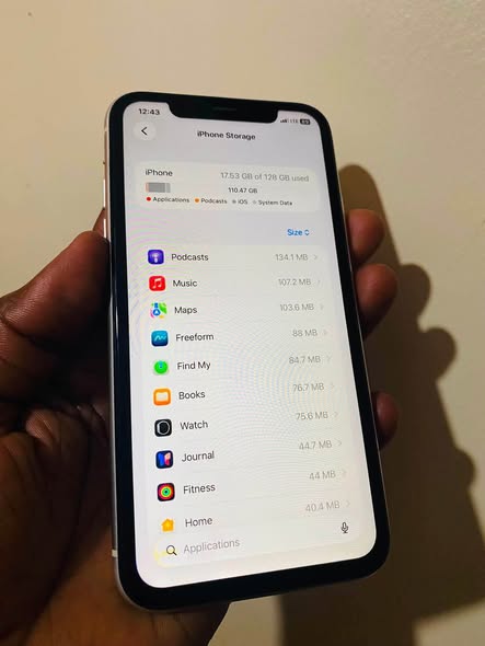 A picture of iPhone 11