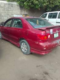 A picture of Corolla 04 first body ENGINE IS TAPPING Gear and Ac