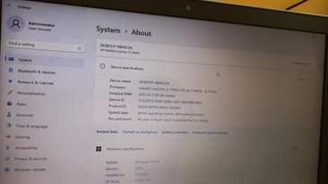 A picture of Hp pavilion 14 i5 7th gen