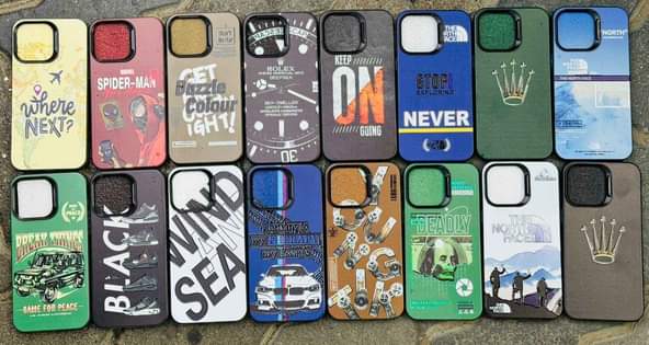 A picture of Silicone cases in different unique designs
