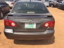 A picture of Registered Toyota Corolla sport 2006