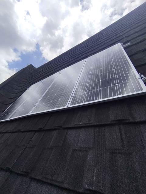 A picture of I 5kva solar system