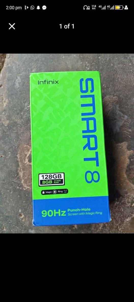 A picture of Infinix smart 8