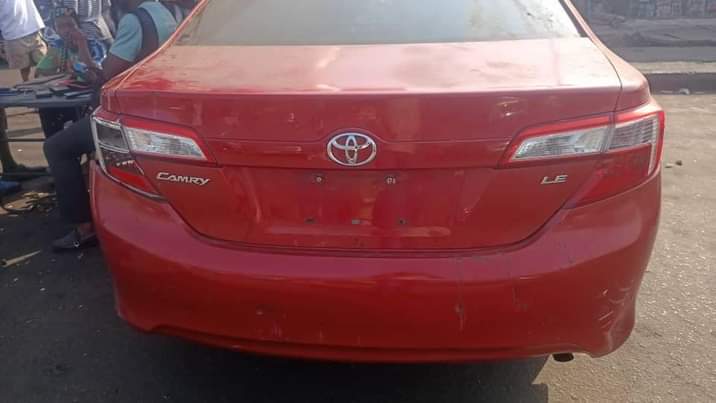 A picture of Toyota Camry le just arrived Tokunbo