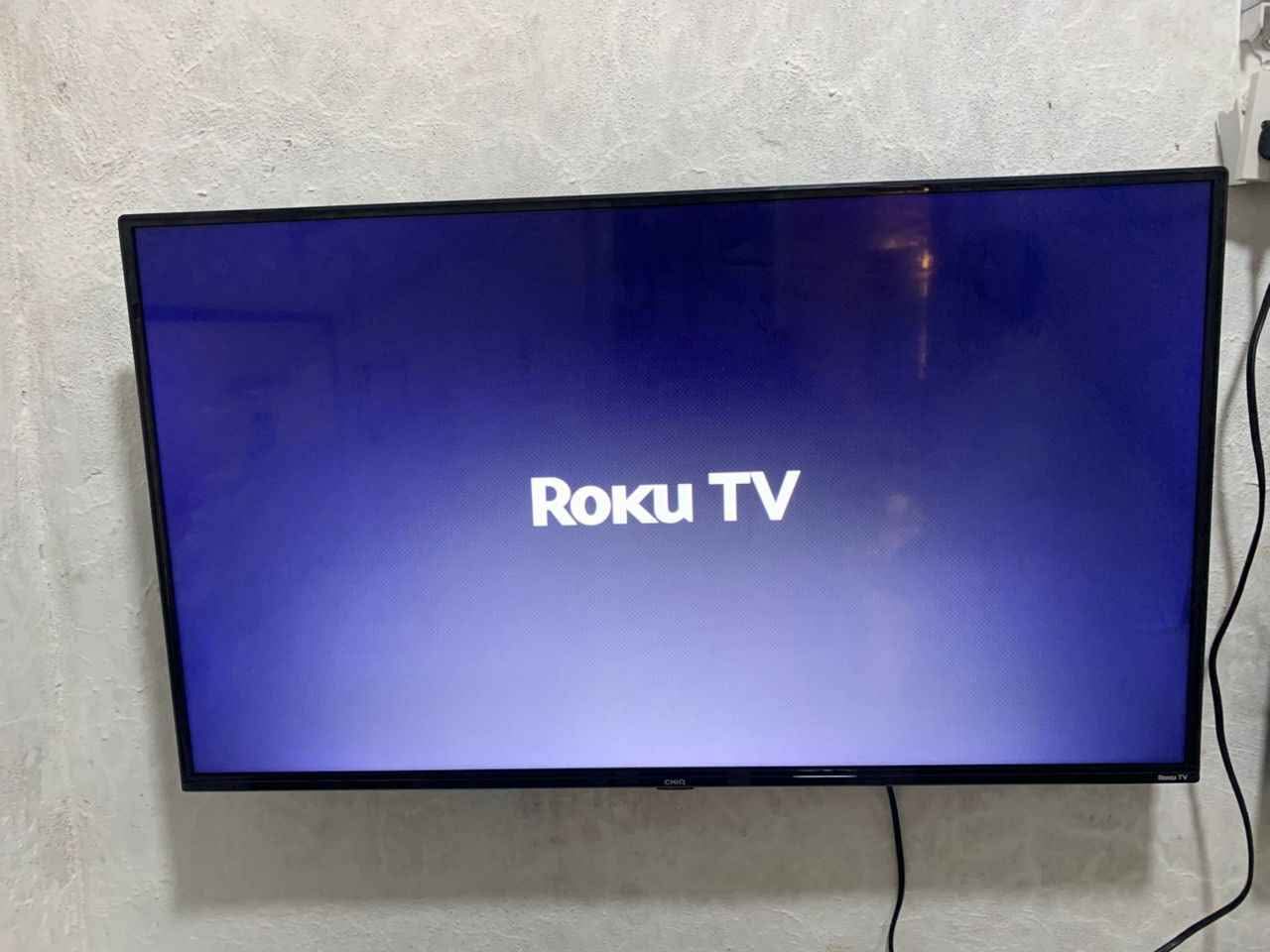 A picture of Roku smart TV 40 inches 4k display with free Netflix