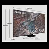 A picture of SAMSUNG QE65QN800ATXXU 65 Smart 8K HDR Neo QLED TV with