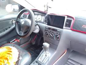 A picture of Toyota Corolla 07 08 for sale everything intact DVD player