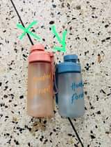 A picture of Hundred Percent Plastic Water Bottles
