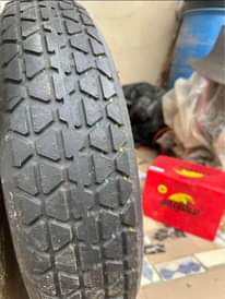 A picture of Brand new Bridgestone Size 17 18 Wheel Factory Donut Spare