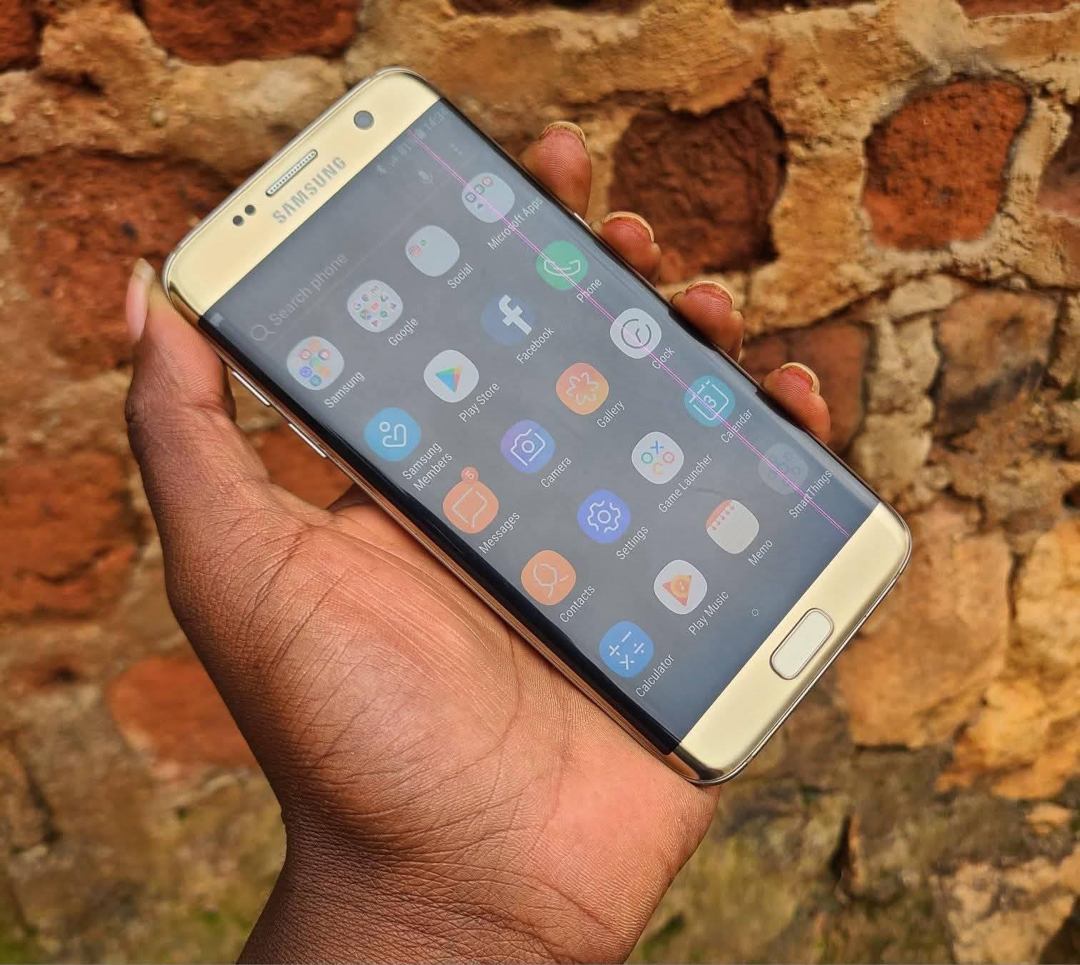 A picture of Samsung galaxy s7 edged