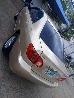 A picture of Very clean registered tokunbo standard Toyota Corolla 2003 model engine