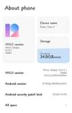 A picture of redmi note 5 4 64gb swap