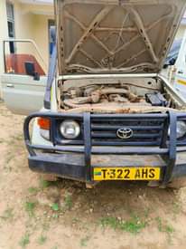 A picture of Toyota Landcruza hardtop old Injin 1hz diesel Gia manyu Unawasha
