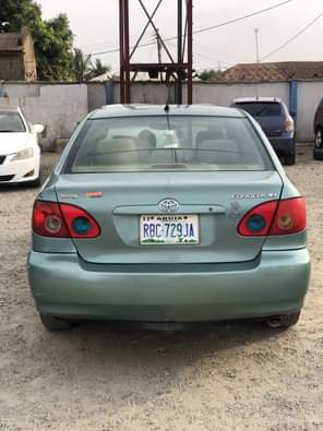 A picture of Neatly Used Toyota Corolla 2006 Model With Original Custom Duty