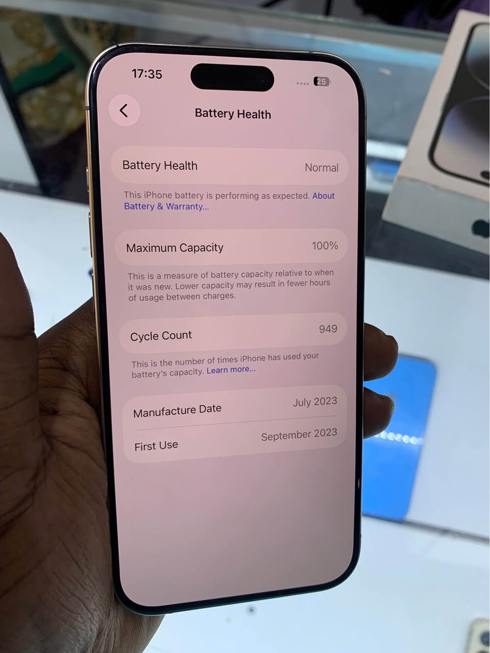 A picture of iPhone 15 Pro 512GB