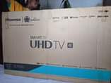 A picture of Hisense inch 50 full box safi smart tv 4K