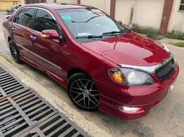 A picture of Fully pimped Tokunbo Toyota corolla Automatic Transmission fabric interior Alloy