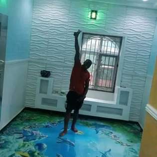 A picture of 3D epoxy graphics