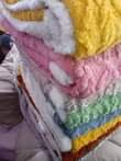 A picture of TUFTED SOFT WOOLEN BLANKETS AVAILABLE IN DIFFERENT COLORS PRICE AND