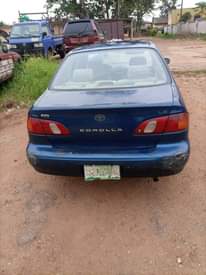 A picture of Toyota Corolla A K A okerejowoe first body pan eng