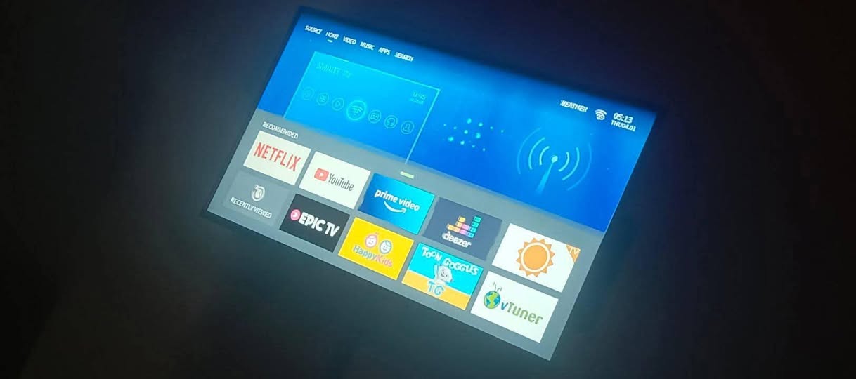 A picture of 43 inches smart TV