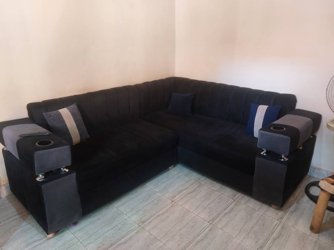 A picture of Modern L sofaset