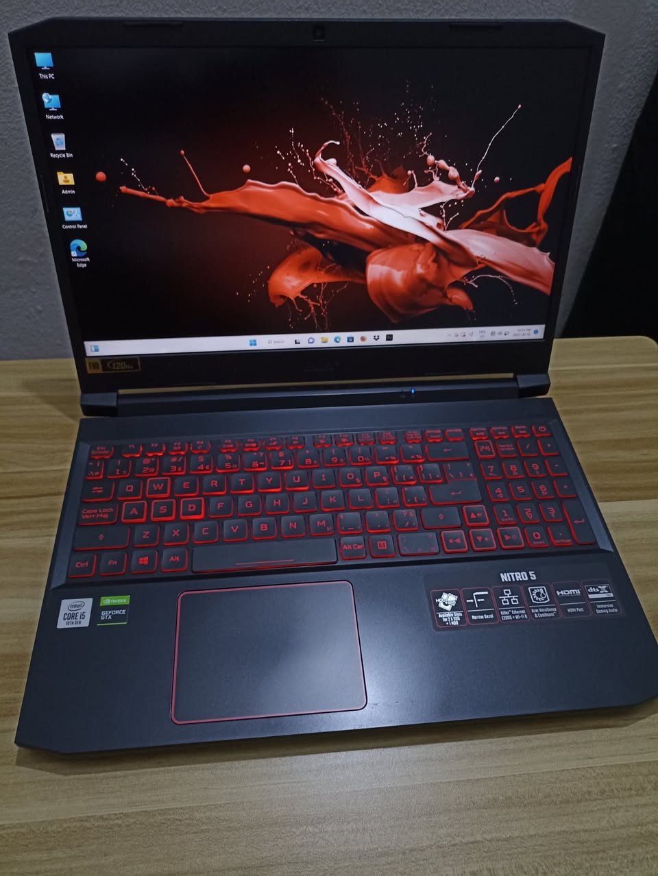 A picture of Acer Nitro 5 Gaming Laptop 10th Gen Intel Core i5