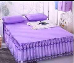 A picture of bedliners with 2 pillow cases available in different colors and