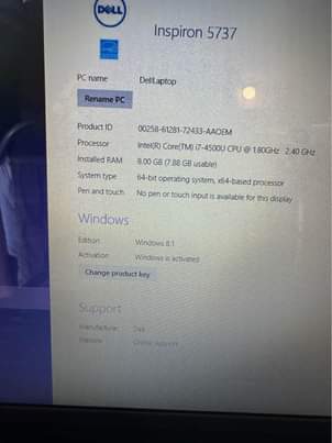 dell laptop