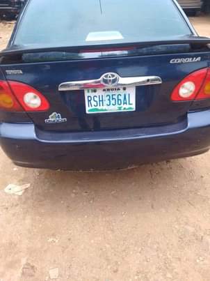 A picture of Distress alert Toyota Corolla first 2004 engine and gear untempered