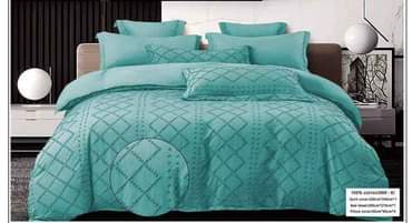 A picture of COTTON DUVET COVERS where you put the quilt The package
