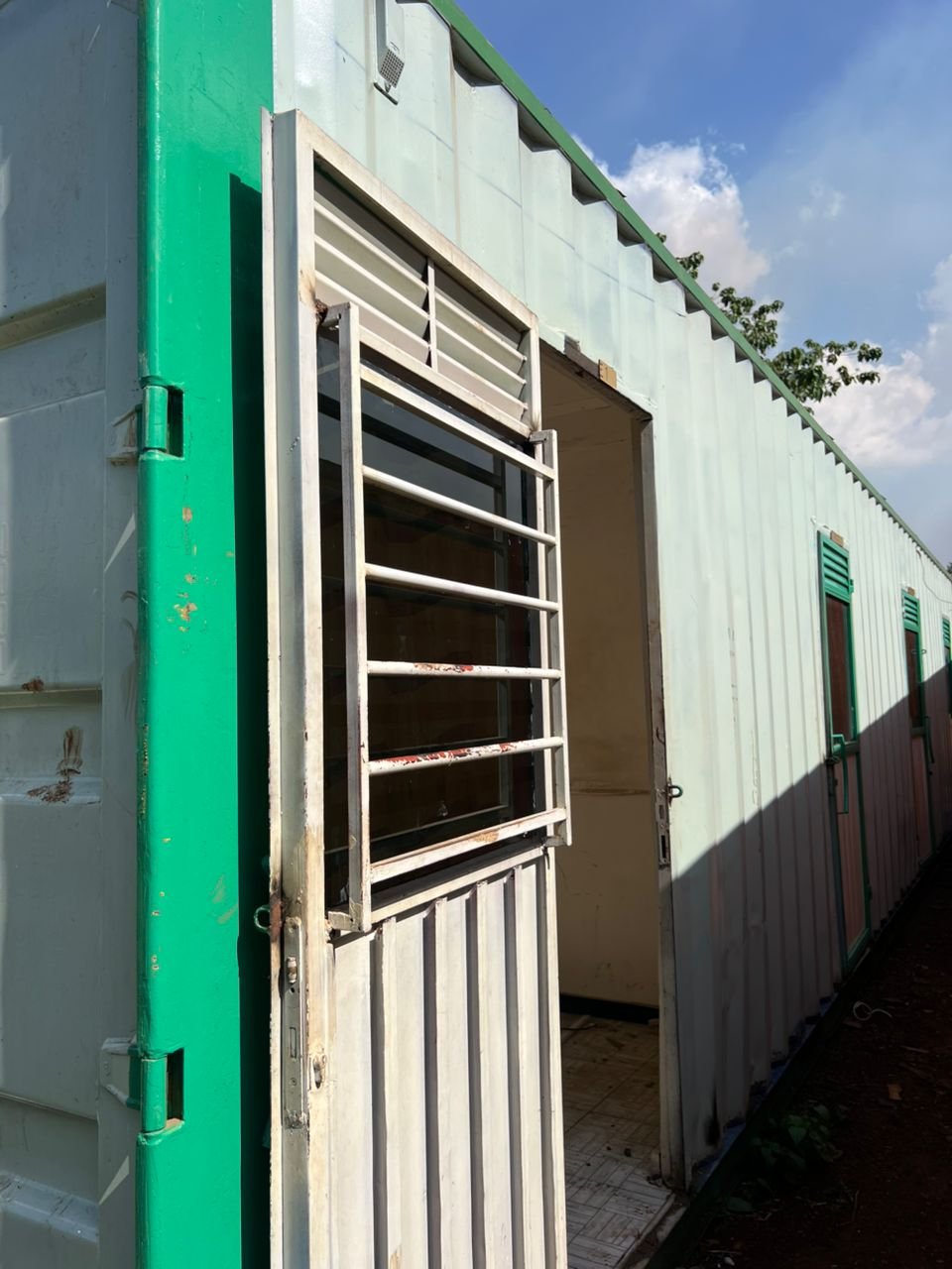 A picture of Partitioned 40ft cargo container avaolable for sale