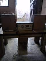 A picture of LG boom home theater system