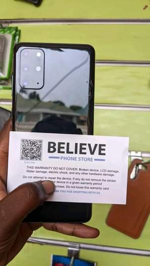 A picture of Samsung Galaxy s20 plus 5G