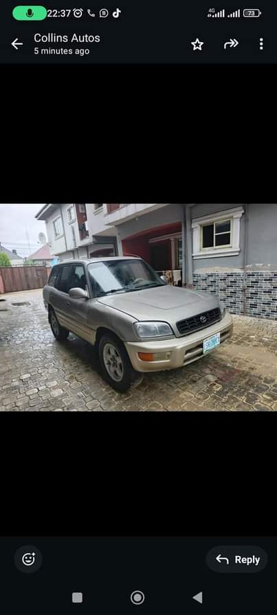 A picture of MORNING DEALS RAV 4 ENGINE AC NEEDS ATTENTION BODY OKAY