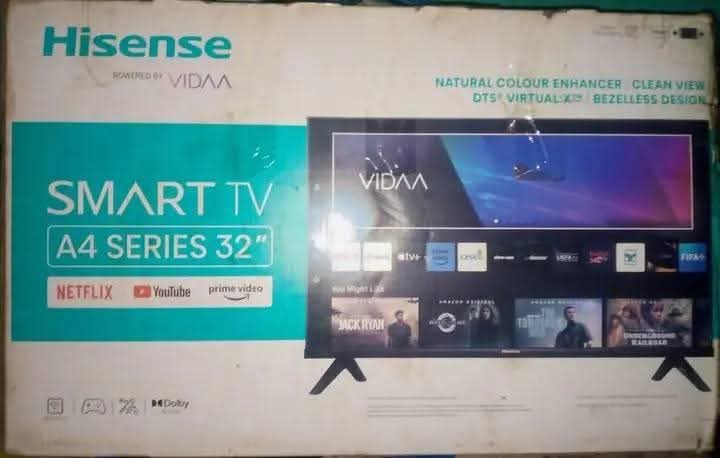 A picture of Smart Hisense Tv 32 inches VIDAA